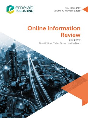 cover image of Online Information Review, Volume 43, Number 6